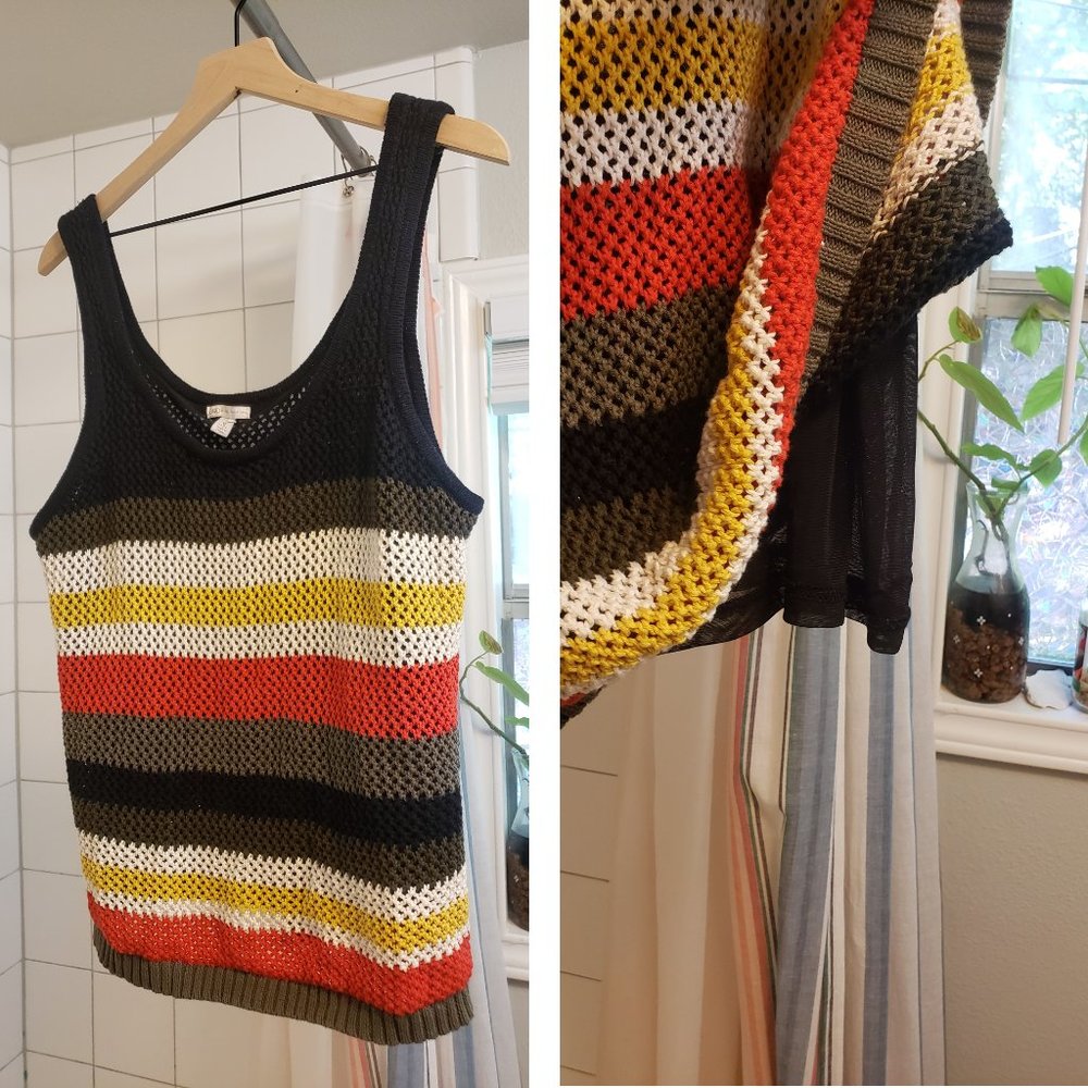 Retro Vintage Crochet Tank Top